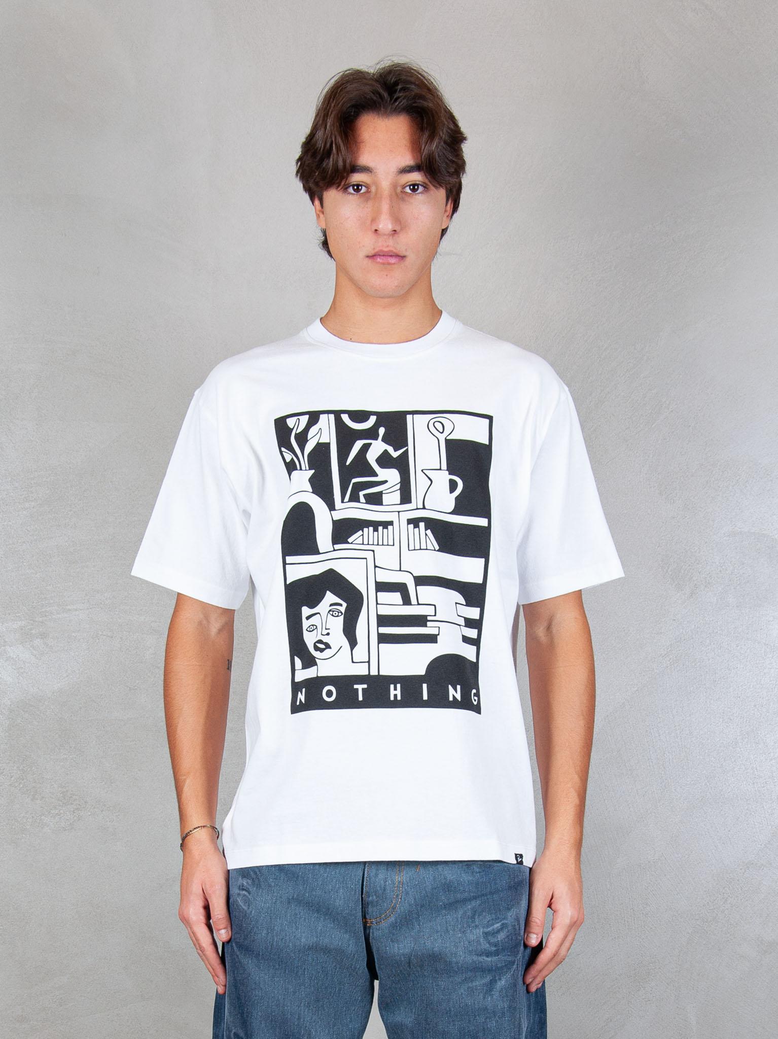 Parra T-shirt Our House tee 54200 WHITE Parra 