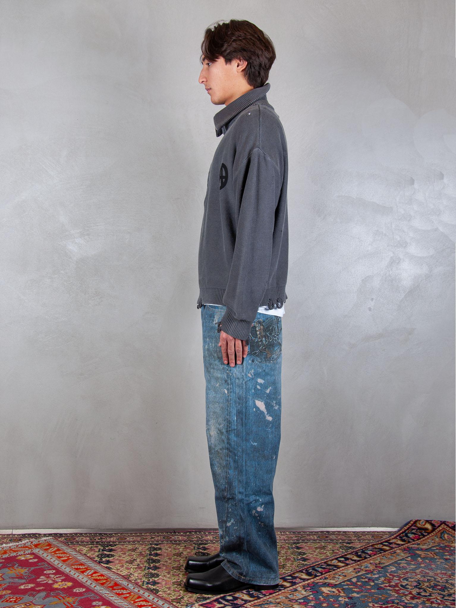 Acupuncture Maglia Anarchy Sweater ANARCHY SWEATER GREY Acupuncture 