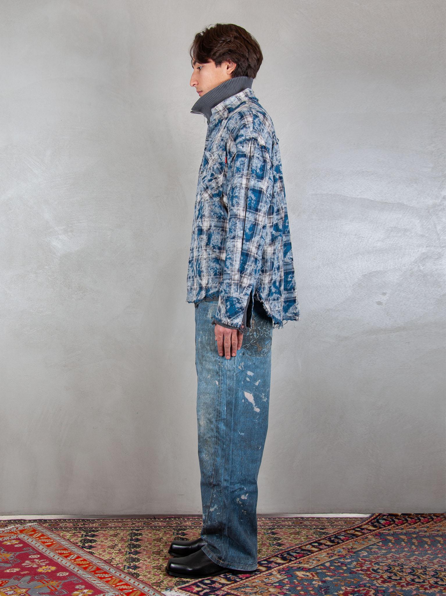 Acupuncture Camicia Hyper Acid Shirt HYPER ACID SHIRT BLUE GRID Acupuncture 