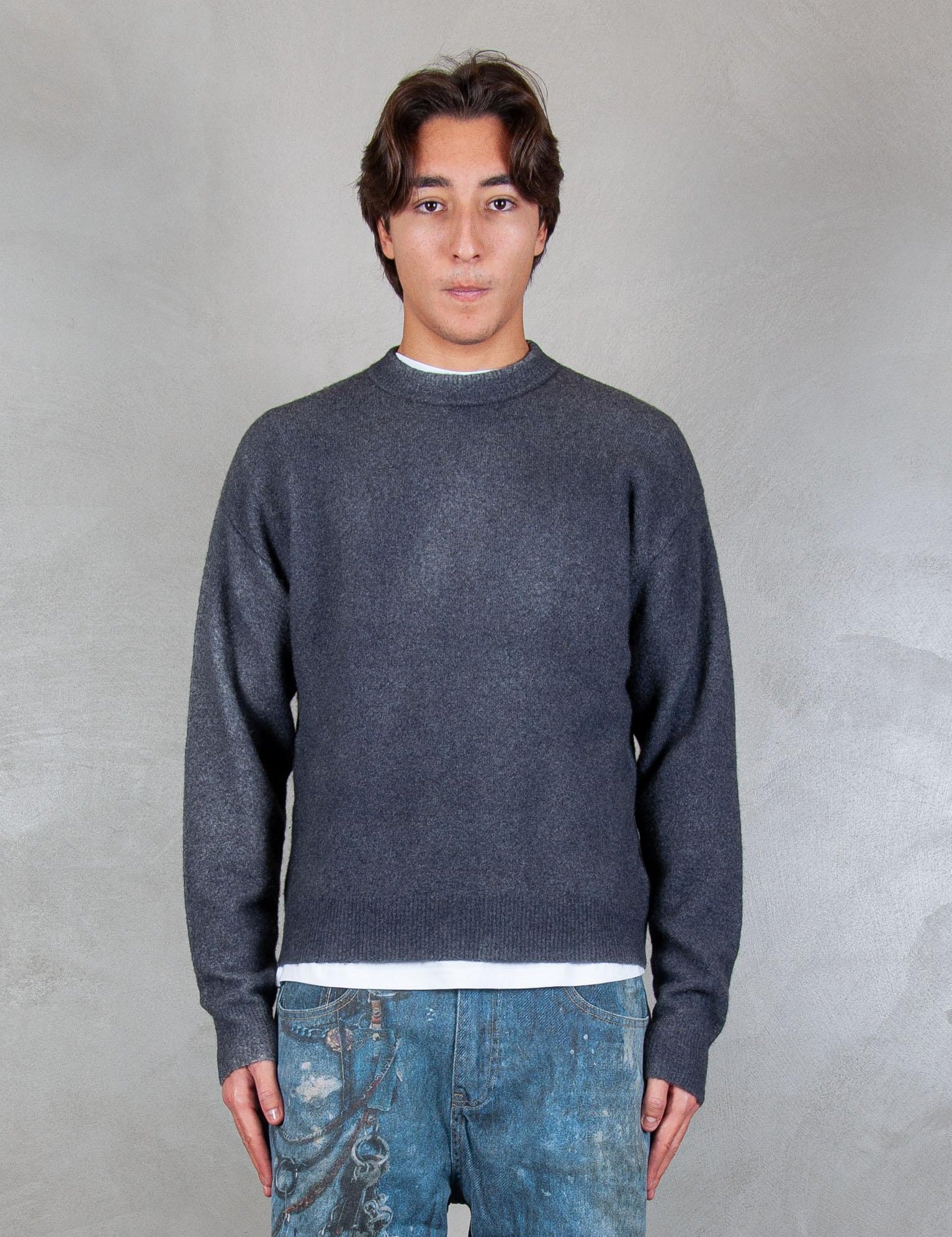 >Crewneck Oversize CREW NECK OVER C0052 Amish 