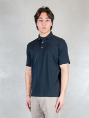 Raphael1966 Polo <BR/>SS Cotone Pima DK17102 BLU NOTTE Raphael - Dkt 