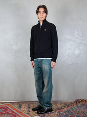 Lacoste <BR/>Maglione half zip in lana cardata AH3052 031 Lacoste 