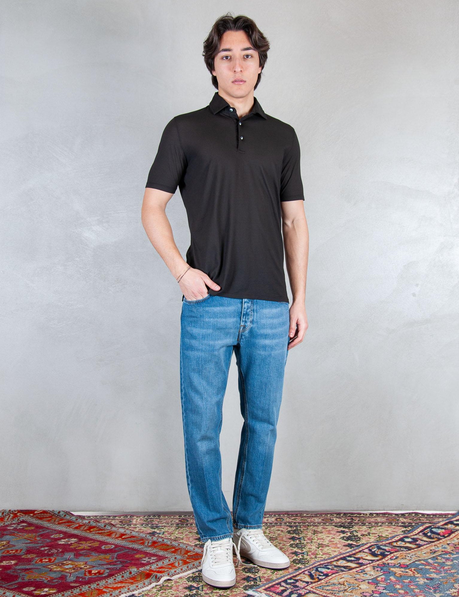 >Polo cotone Crepe LG1413 08 Luigi Gentile 