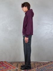 Woc felpa <BR/>Phoenix hoodie SW037FL VINO WOC 