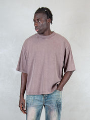 Hi Five T-Shirt <BR/>Dirty DIRTY TEE BROWN Hi Five 