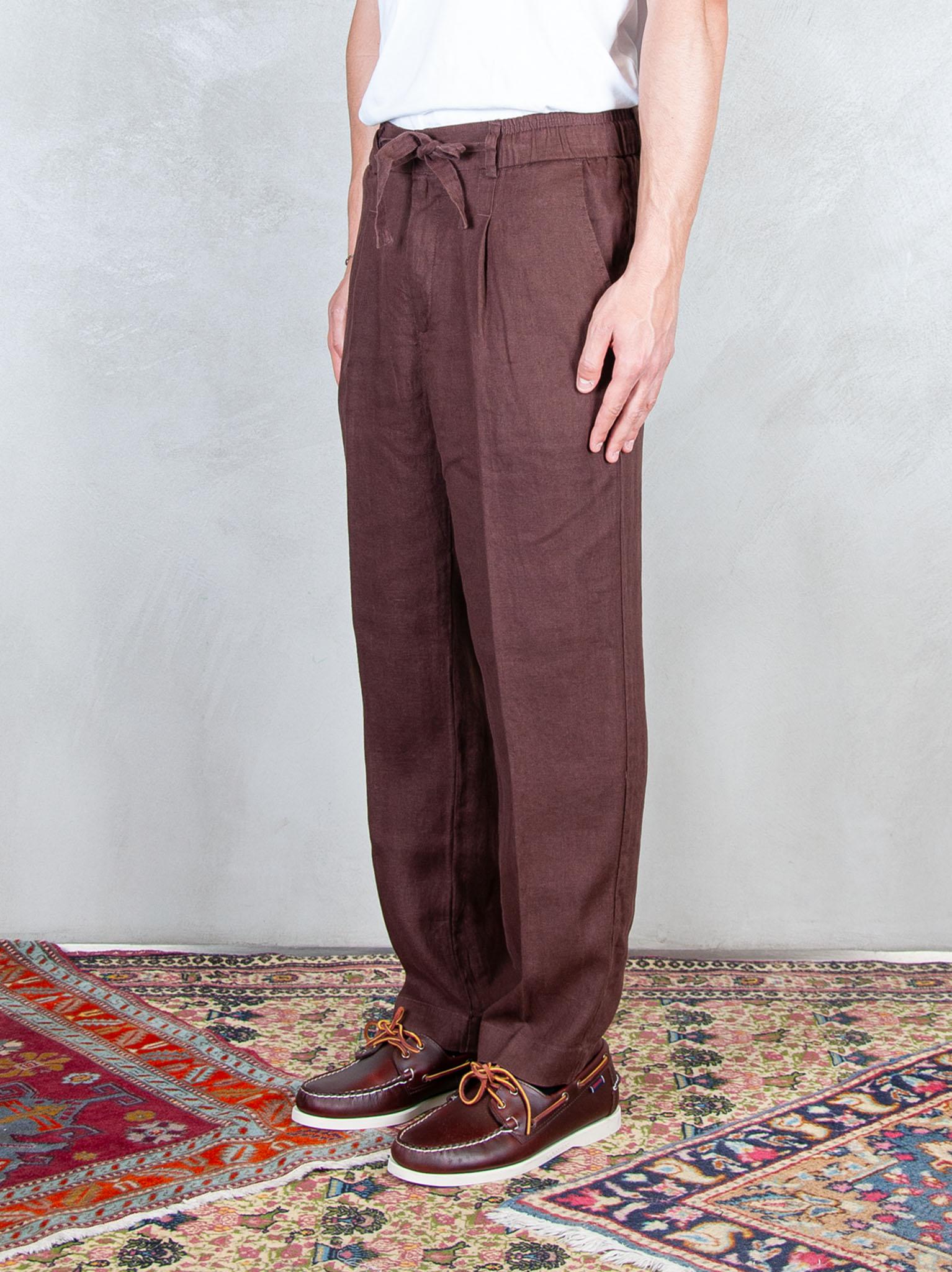 Seinse Pantaloni Coulisse Lino PSE1527 MOKA Seinse 