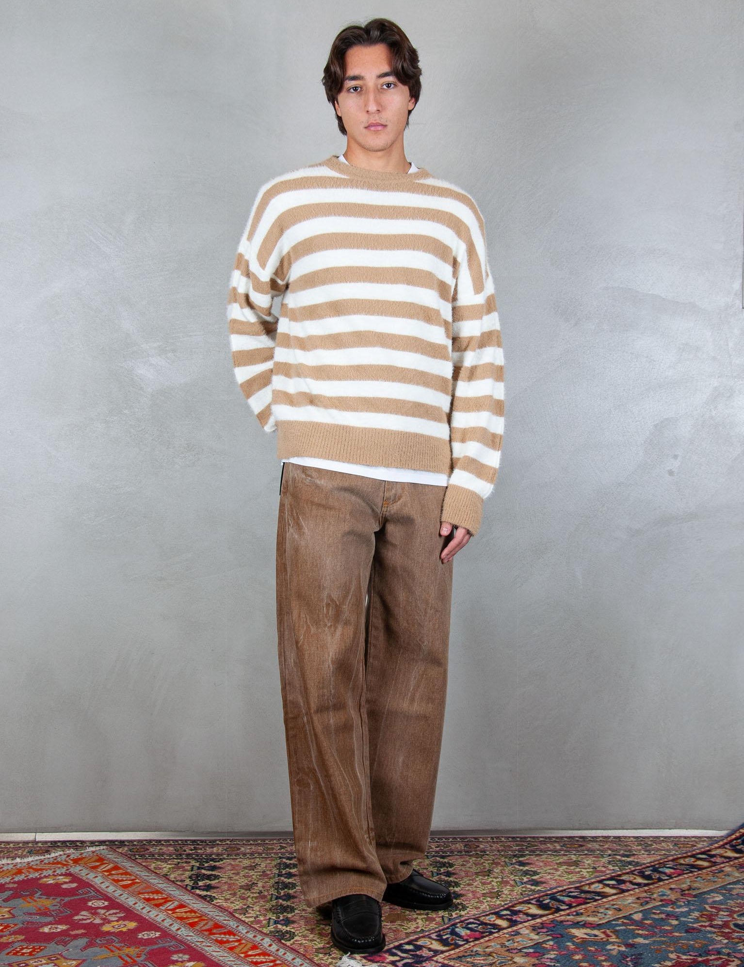 >Striped Crewneck AB23 0301 Hi Five 