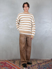 HI Five Maglia <BR/>Striped Crewneck AB23 0301 Hi Five 