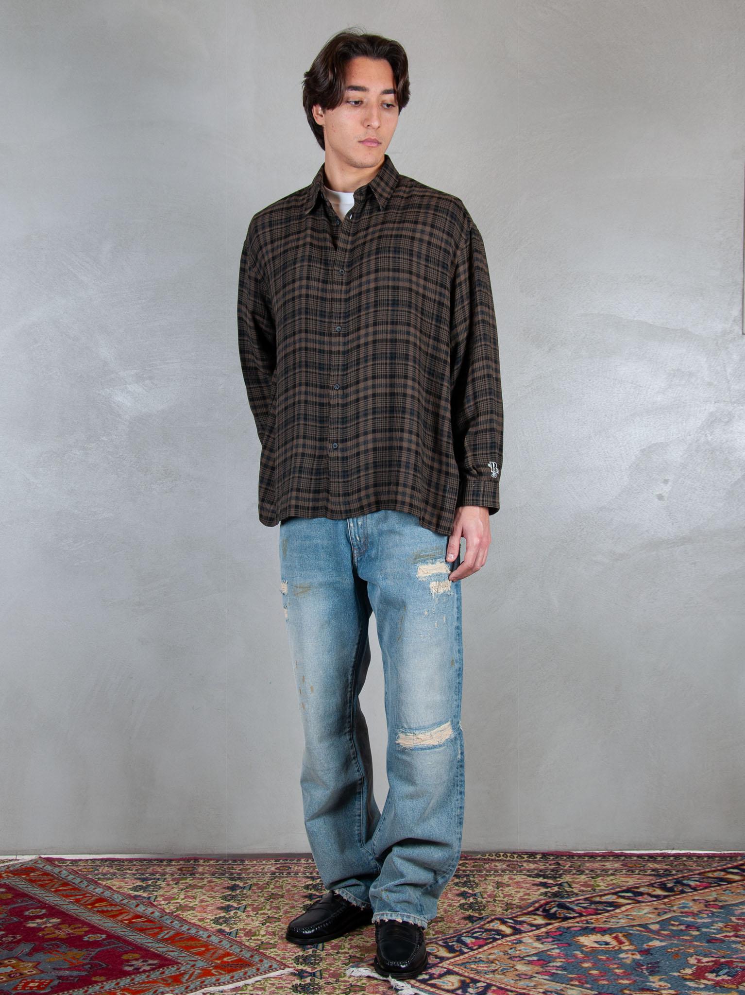 Hi Five Camicia Mauder shirt MAUDER CHECK BROWN Hi Five 