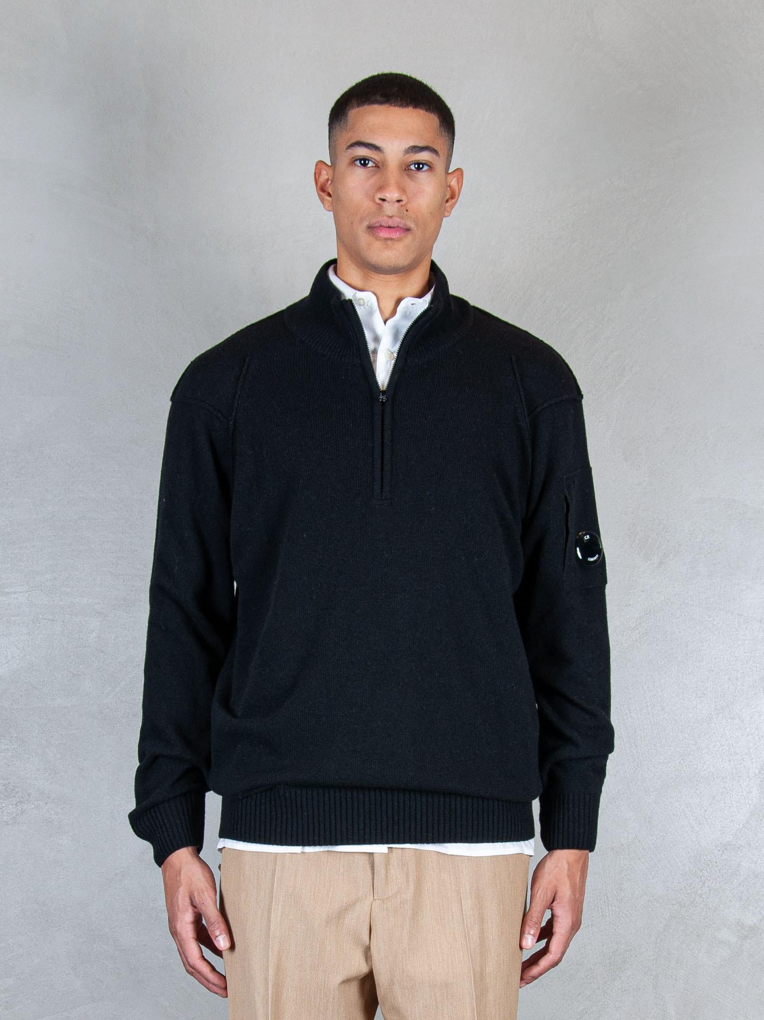C.P. Company Maglia Lambswool half zip KN709A-110149A 999 C.P. company 
