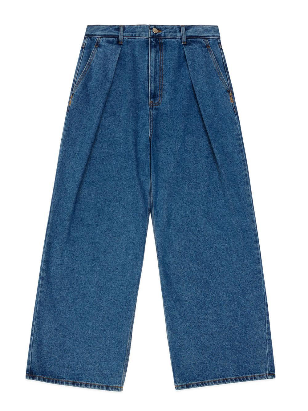 Ader Error Jeans Pleats Denim BMSGFYJE0102 BL-BLUE Ader Error 