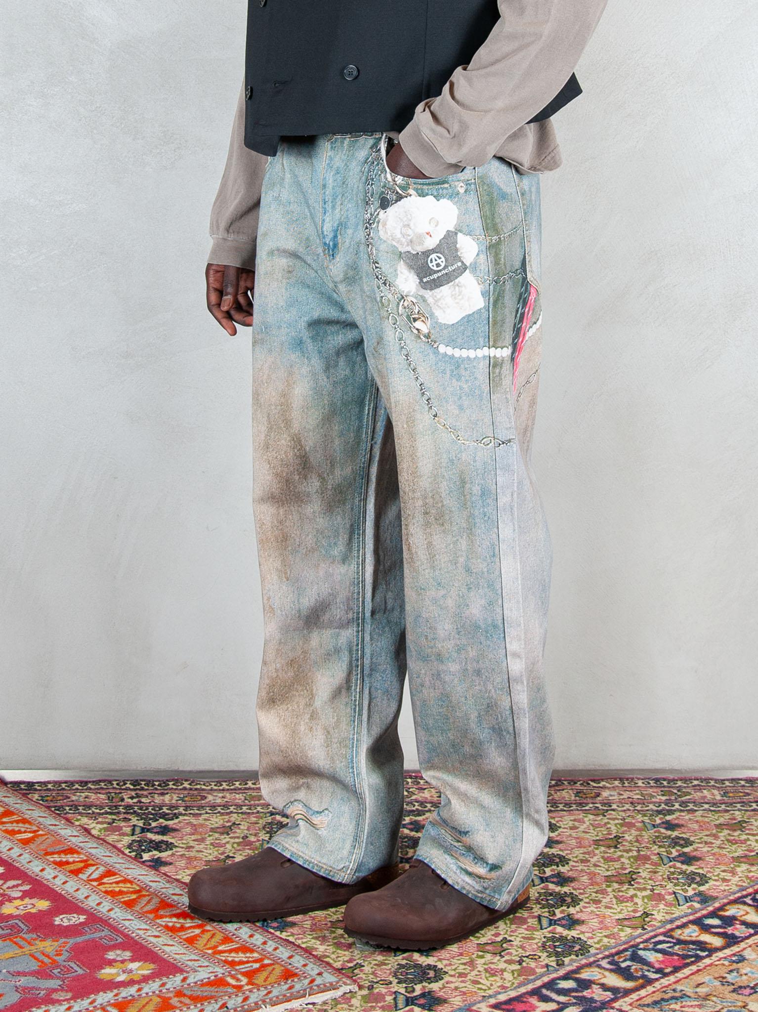 Acupuncture Jeans   Punker Denim 2 PUNKER DENIM 2 DENIM BLUE Acupuncture 