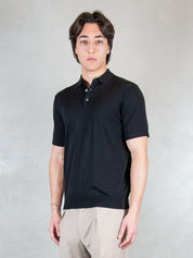 Raphael1966 Maglia <BR/>Polo Cotone Egiziano DK17037 NERO Raphael - Dkt 