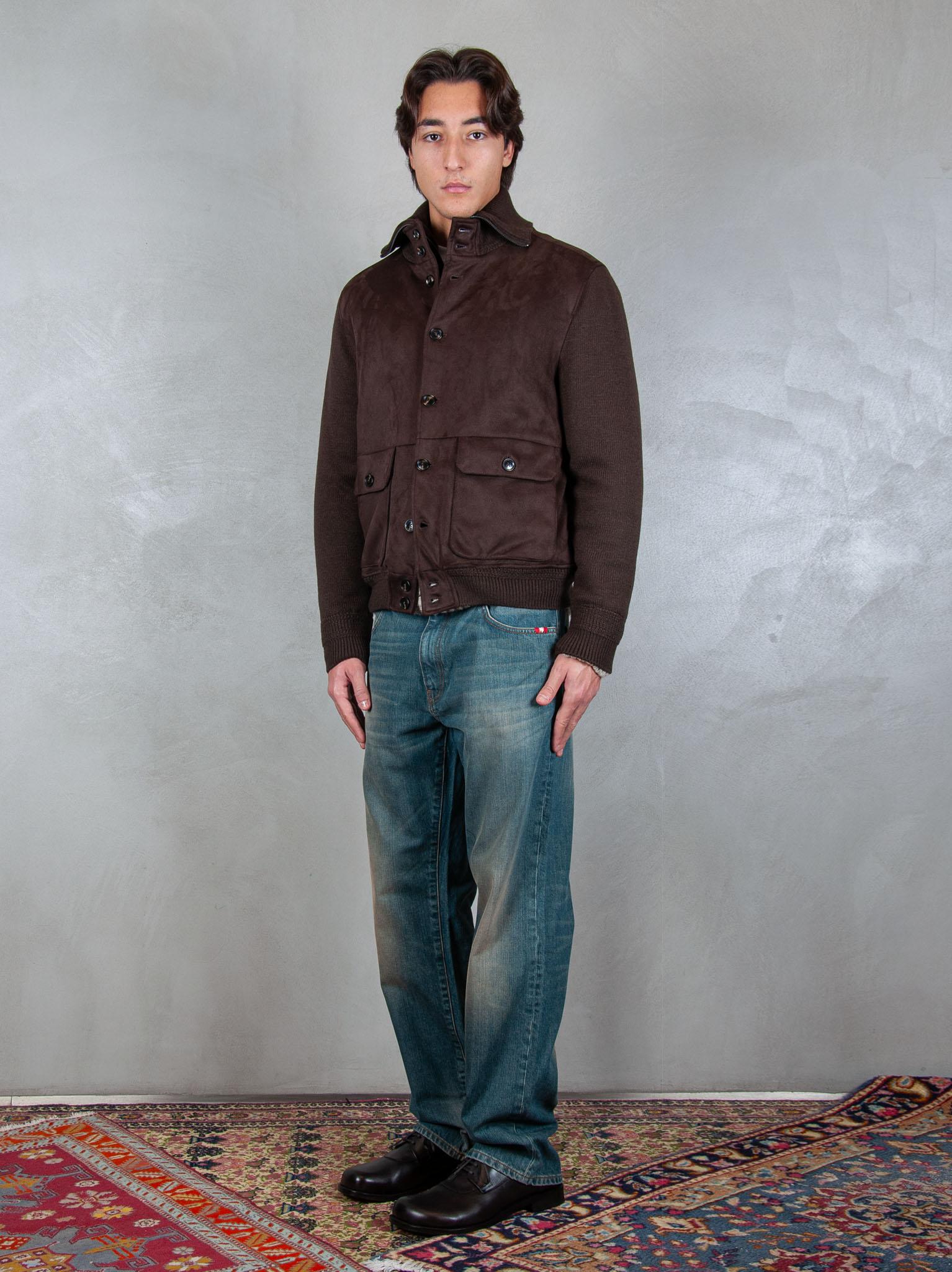 Seinse Giubbotto maniche in maglia GBI1079 MORO Seinse 