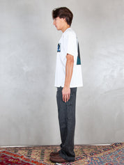 Parra T-shirt <BR/>Nothing Please tee 54305 WHITE Parra 