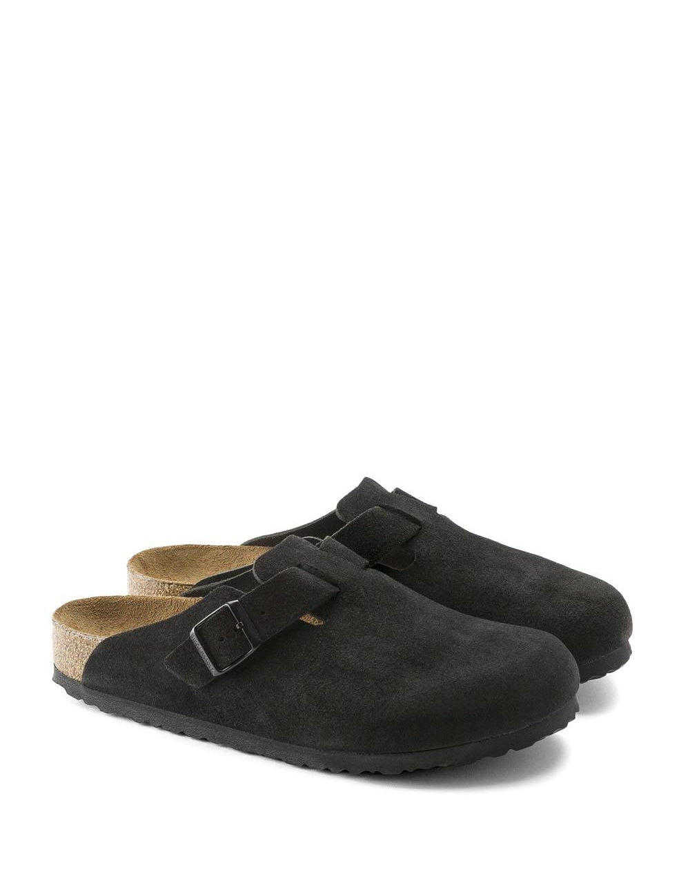 >Boston Suede BOSTON SUEDE-BLACK Birkenstock 