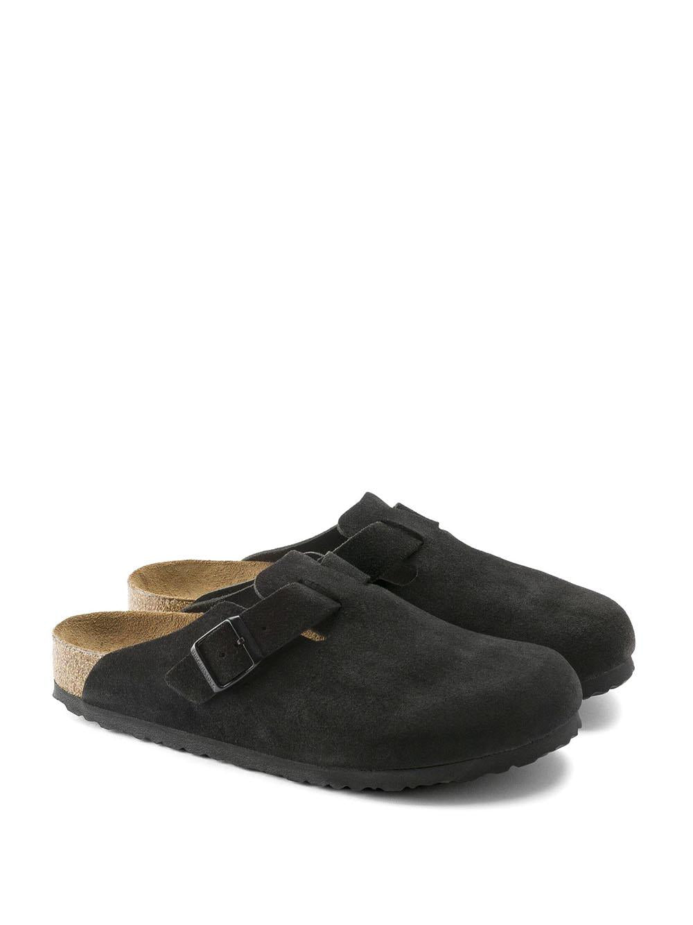 Birkenstock Boston Suede BOSTON SUEDE-BLACK Birkenstock 