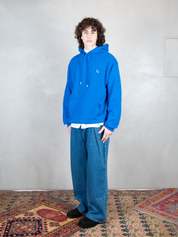 Ader Error Felpa <BR/>Semi Oversized Hoodie BMSGFYHD0101 BL-BLUE Ader Error 