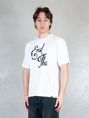 Parra T-shirt <BR/>End the loungechair 55160 WHITE Parra 