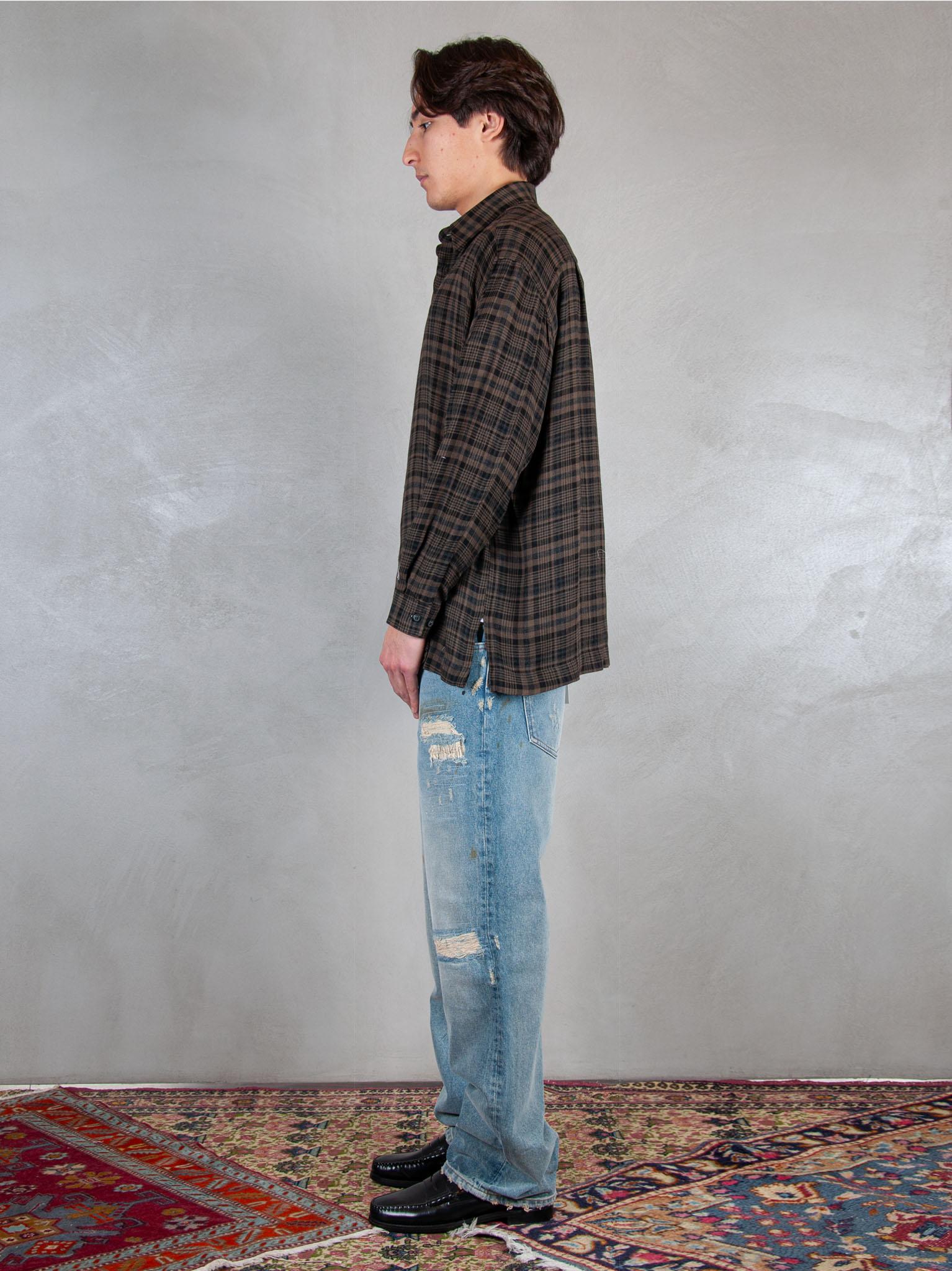 Hi Five Camicia Mauder shirt MAUDER CHECK BROWN Hi Five 