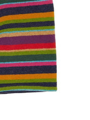 Gallo <BR/>Berretto reversibile unisex pile blu righe multicolor AP104373 31605 Gallo 