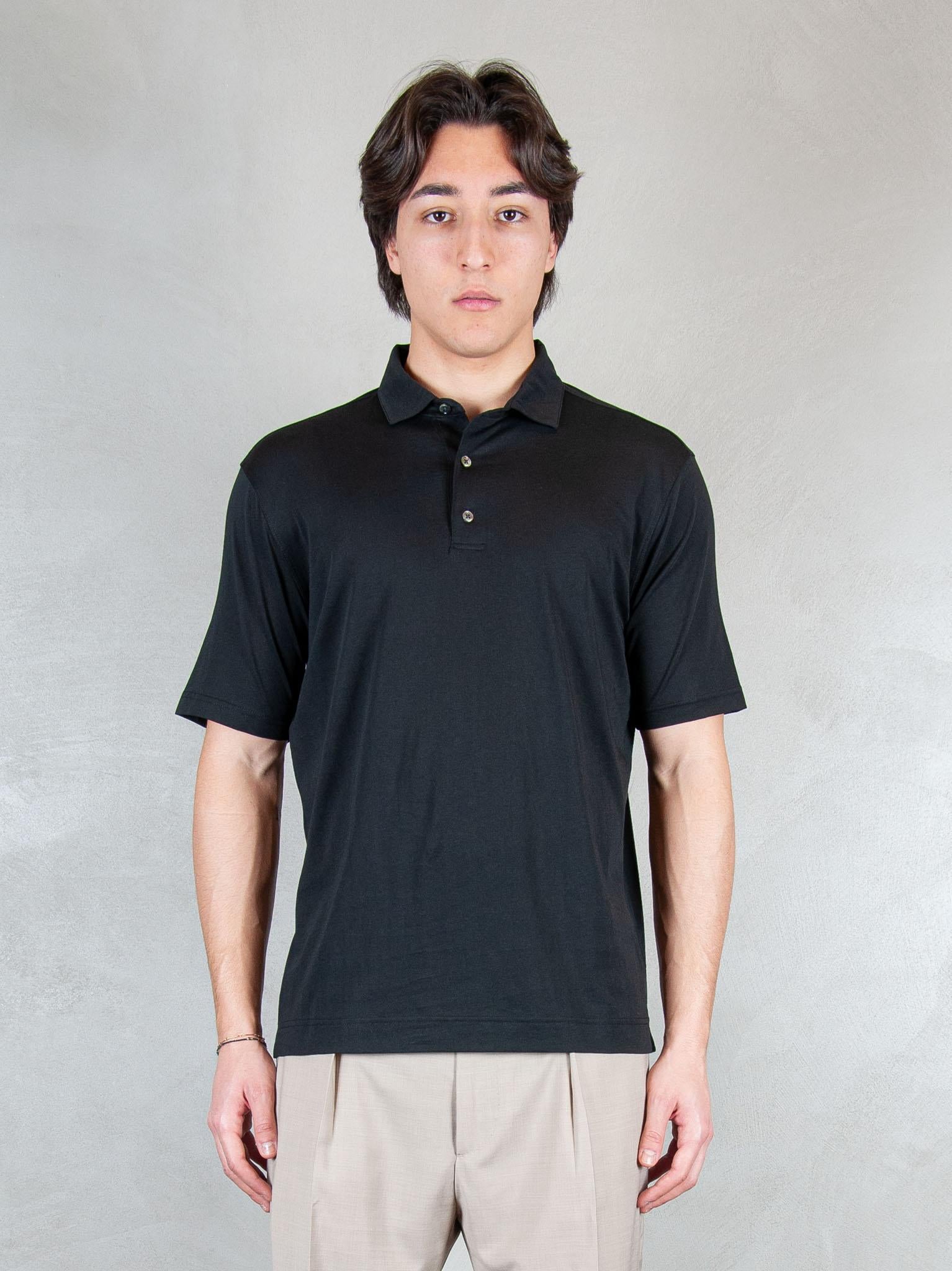Raphael1966 Polo SS Cotone Pima DK17102 NERO Raphael - Dkt 