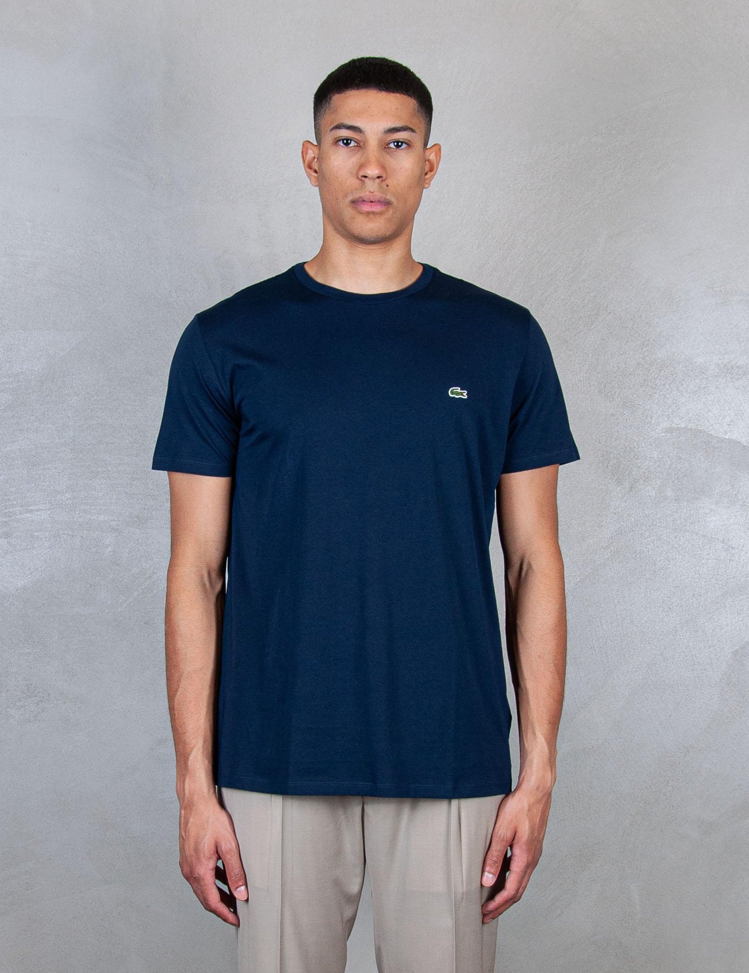 T-Shirt in cotone Pima TH6709 166 Lacoste 