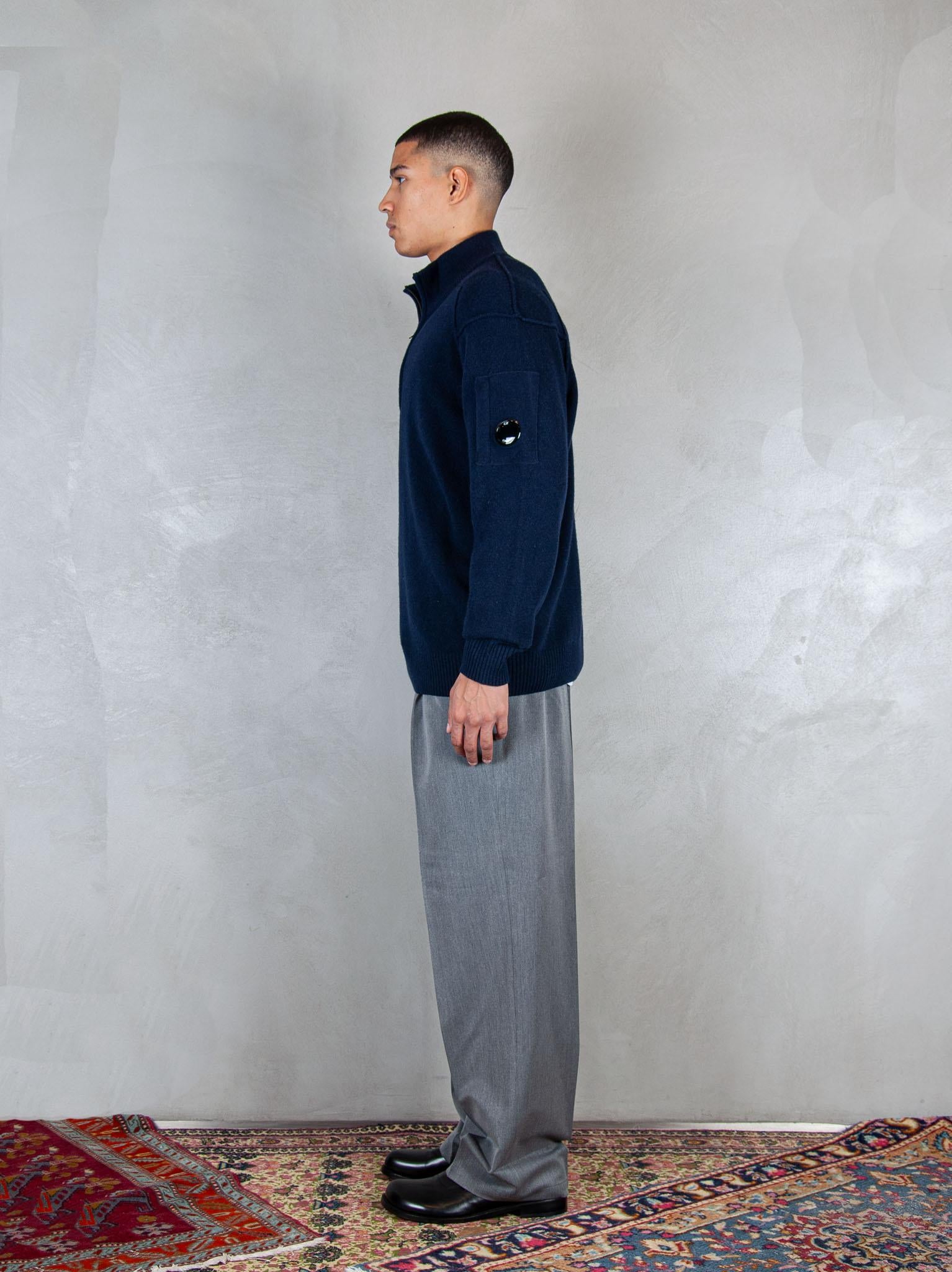 C.P. Company Maglia Lambswool half zip KN709A-110149A 888 C.P. company 