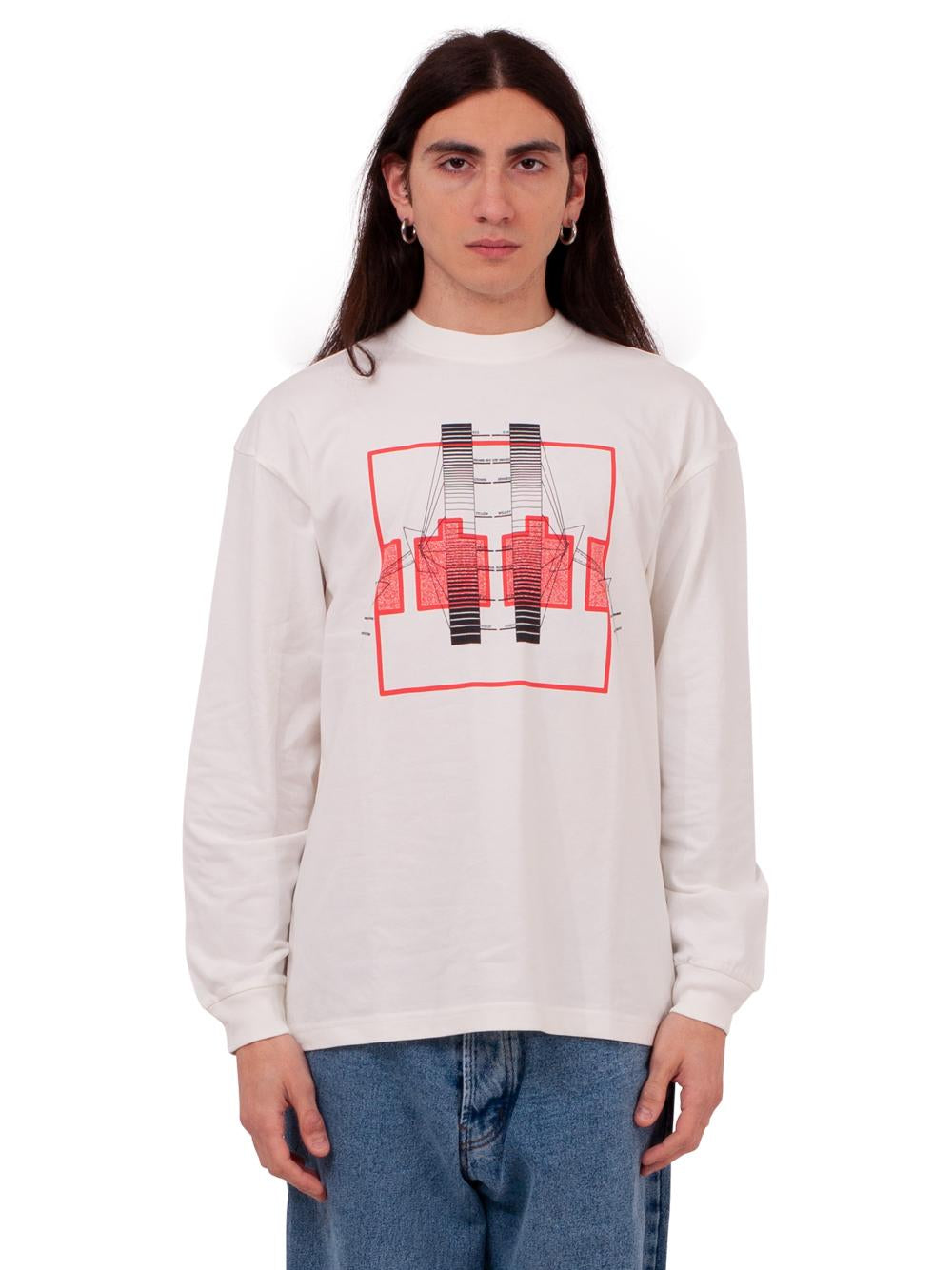 TTT T-Shirt Spectrum Block Filter ls LS006 WHITE TTT 