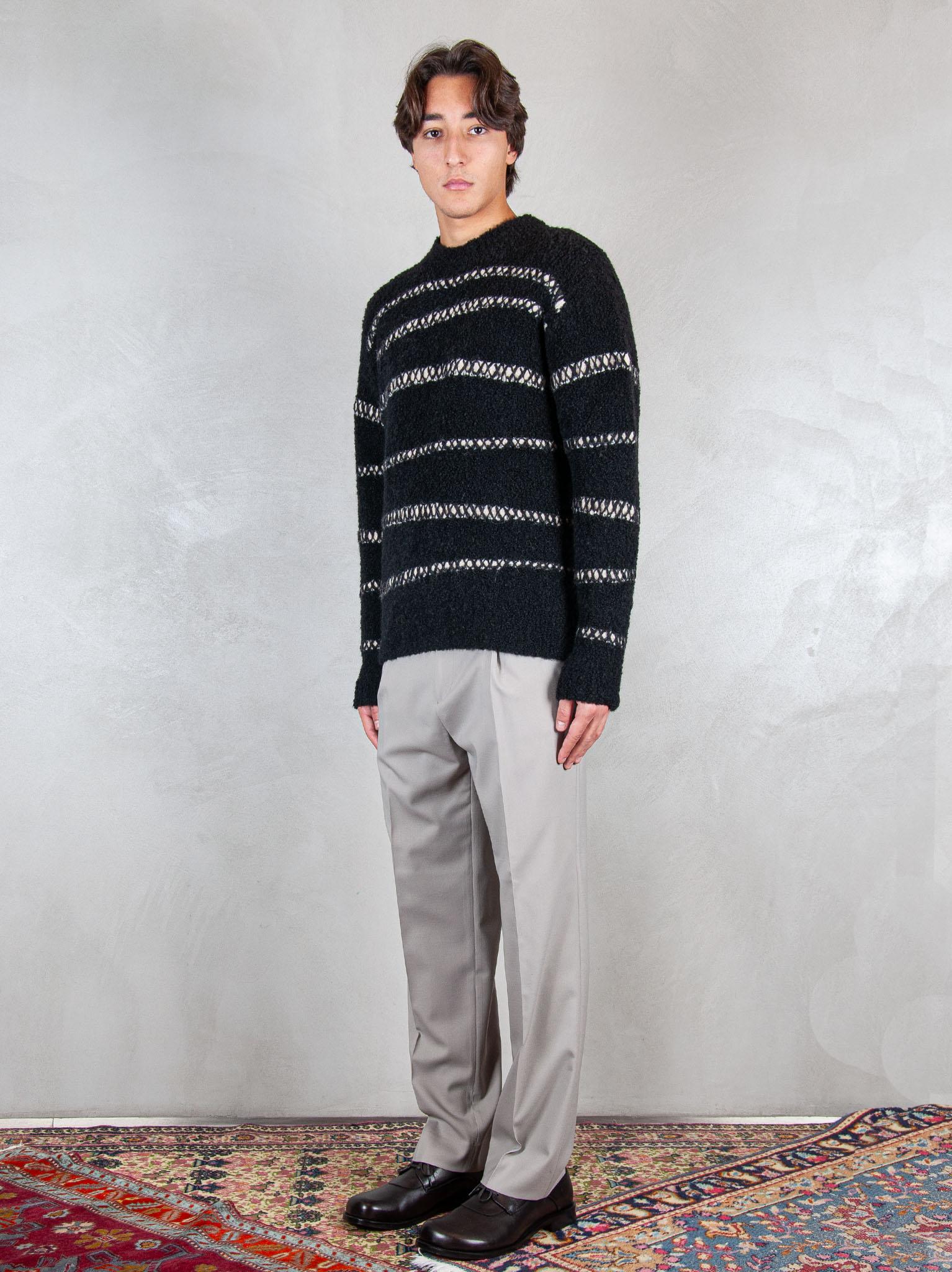 Atomofactory Maglia girocollo jacquard FU46 03 Atom Factory 