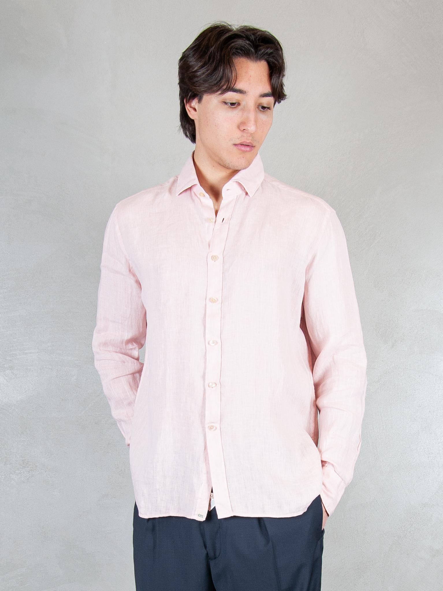 Tintoria Mattei Camicia Lino TNP J66-UI5 Tintoria Mattei 