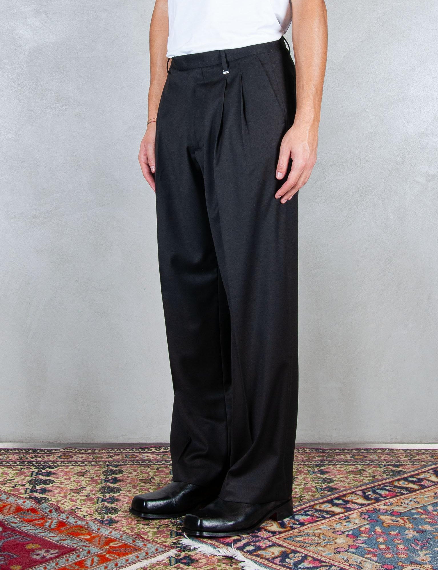 >Pantalone 2 pinces PA3482 NERO I'm Brain 