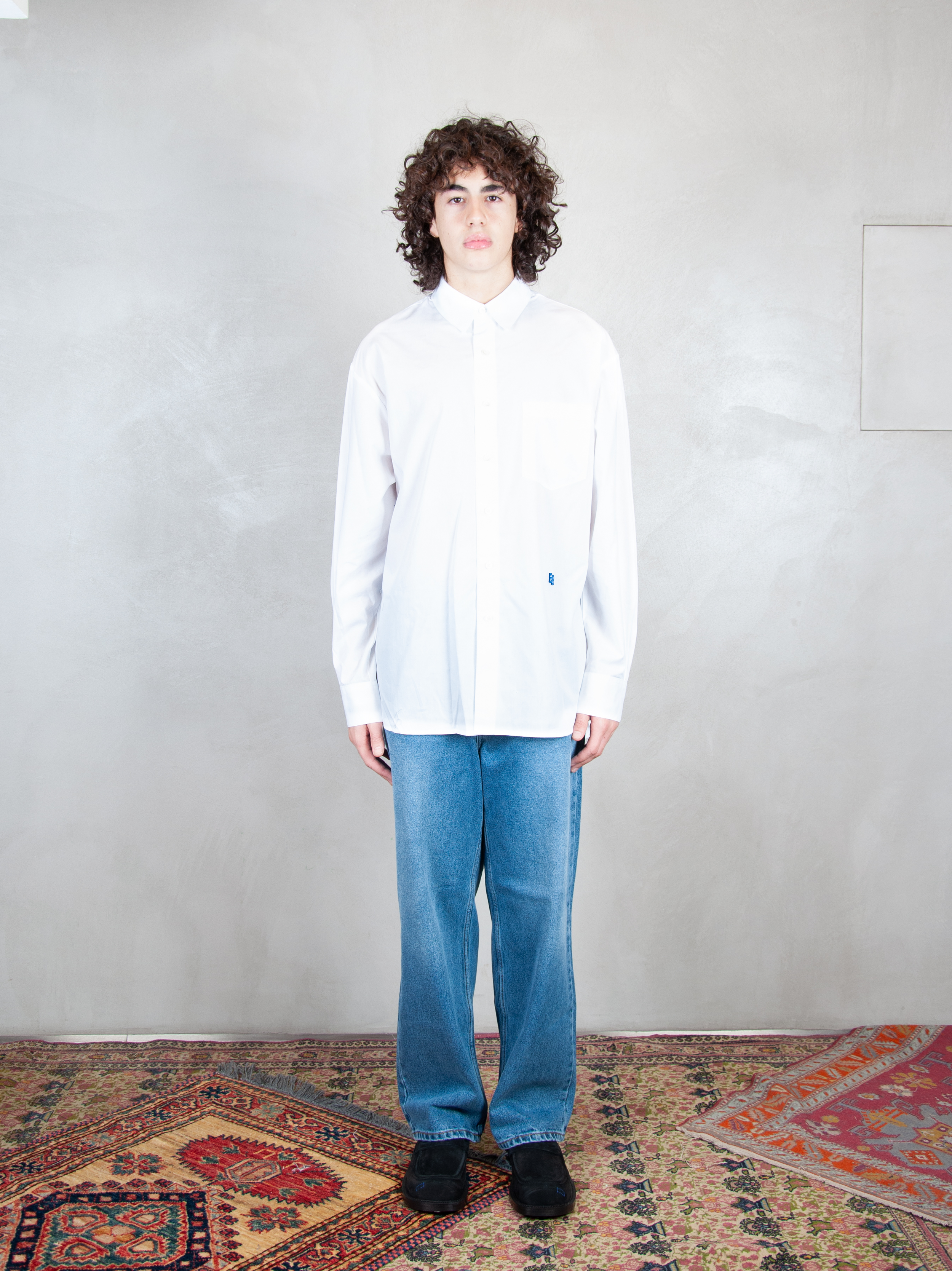 Ader Error Camicia Classic Shirt BMSGFYSH0101 WH-WHITE Ader Error 
