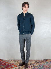 Raphael1966 Maglia <BR/>Camicia Cotone Egiziano DK17039 BLU NOTTE Raphael - Dkt 