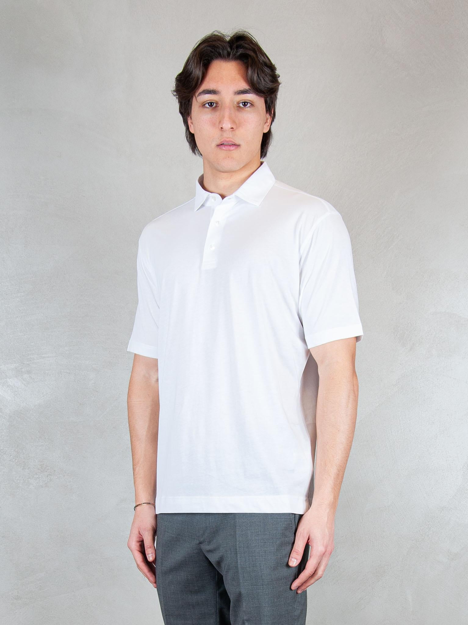 Raphael1966 Polo SS Cotone Pima DK17102 BIANCO Raphael - Dkt 