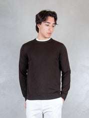 Markup Maglia <BR/>Girocollo MK10001 CACAO MarkUp 