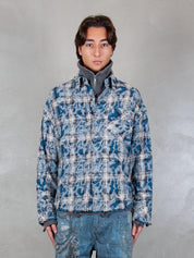 Acupuncture Camicia <BR/>Hyper Acid Shirt HYPER ACID SHIRT BLUE GRID Acupuncture 