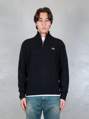 Lacoste <BR/>Maglione half zip in lana cardata AH3052 031 Lacoste 
