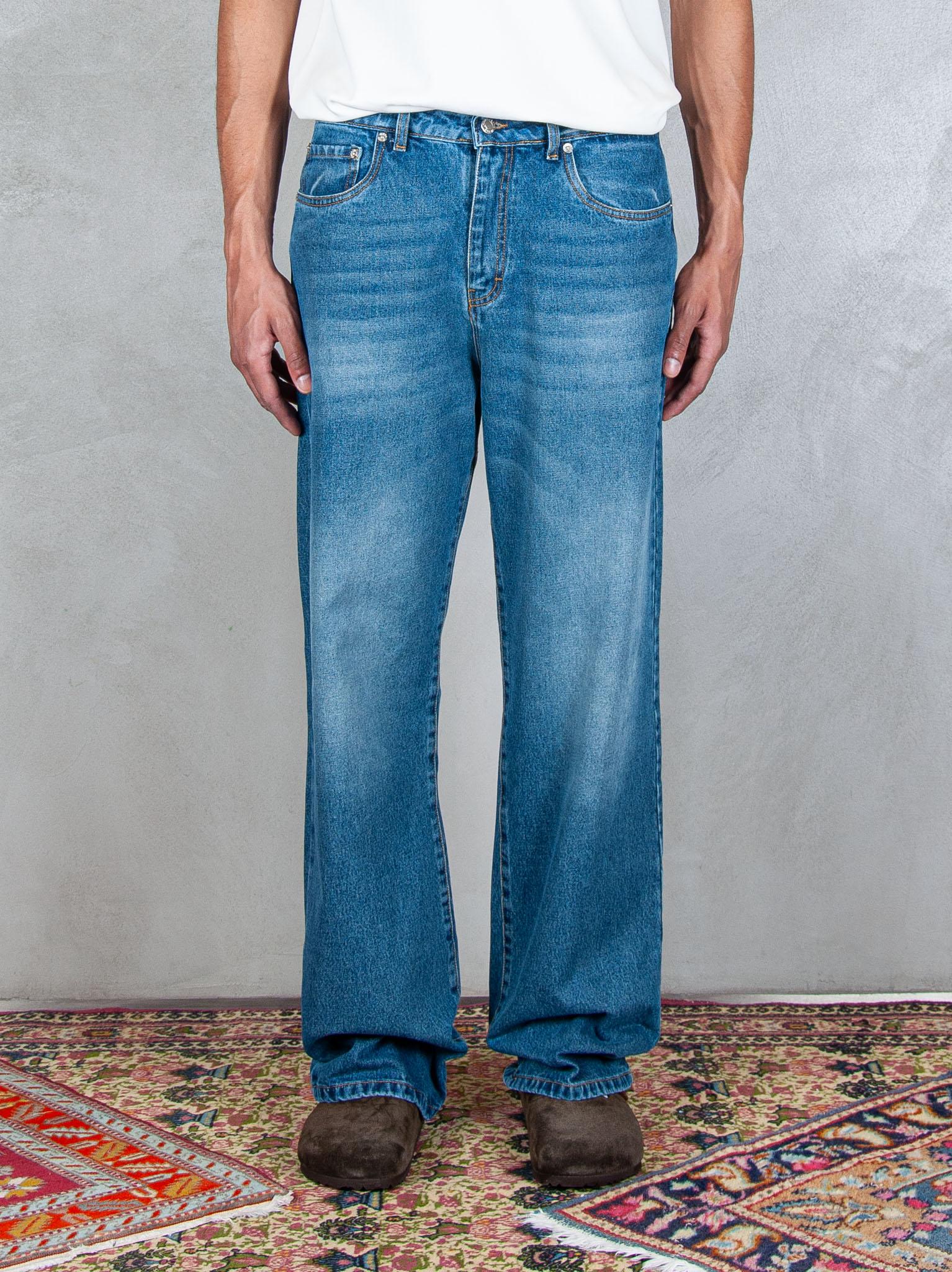 5pocket Flower Denim