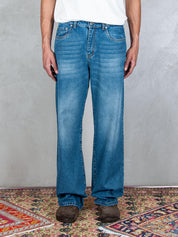 5pocket Flower Denim