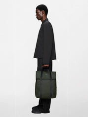  2WAY TOTE BACKPACK BLACK Rains 