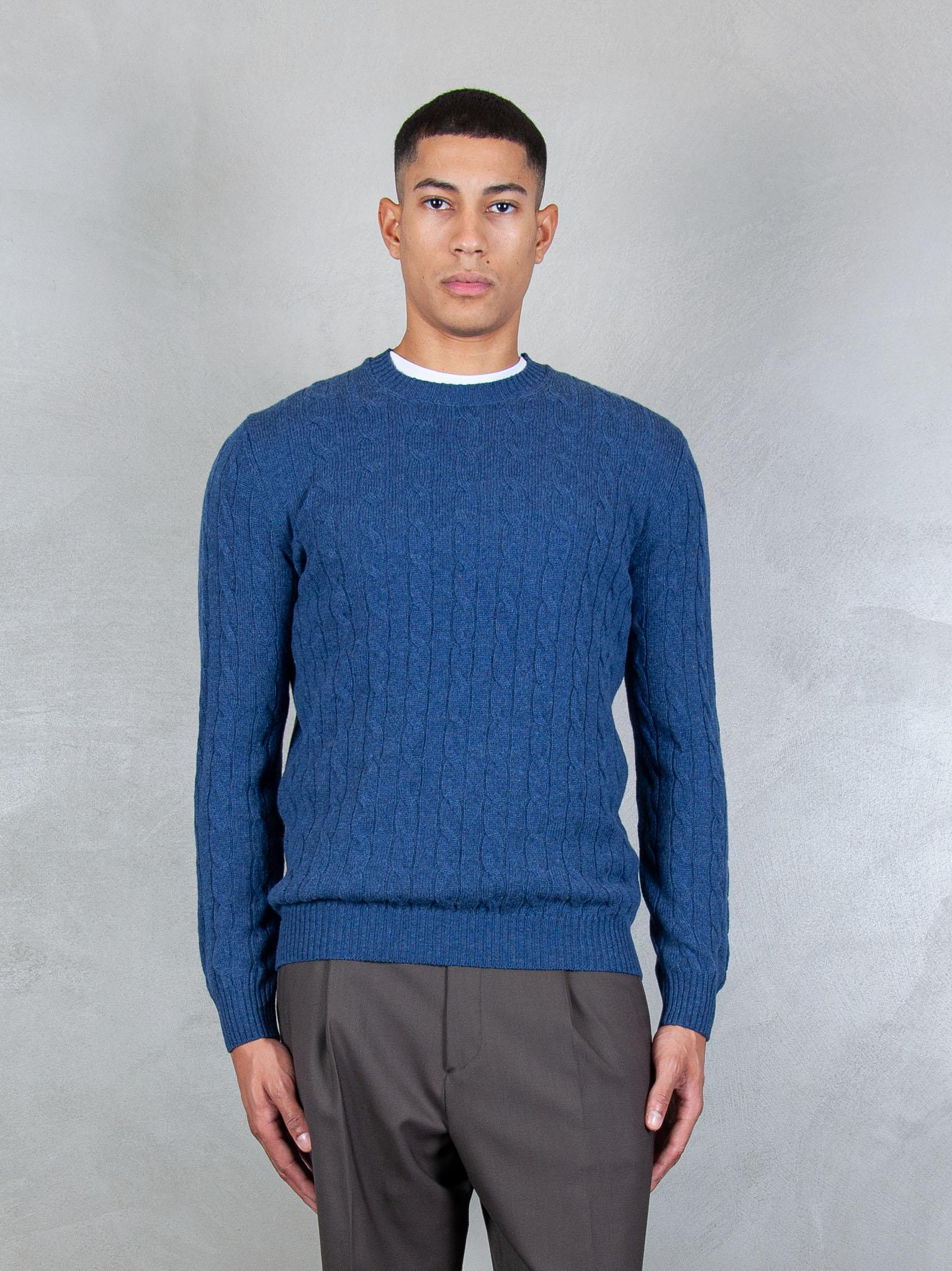 Luigi Gentile Maglia Girocollo Treccia LG1202 74 Luigi Gentile 