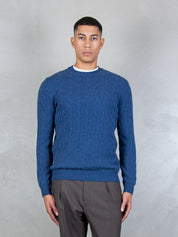 Luigi Gentile Maglia <BR/>Girocollo Treccia LG1202 74 Luigi Gentile 