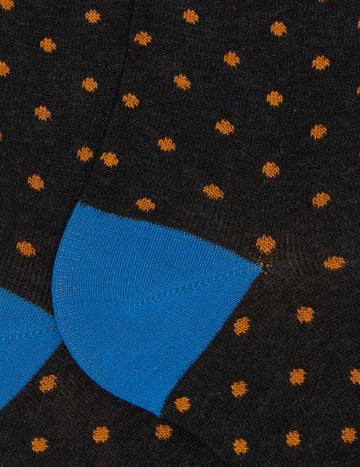 Calze lunghe uomo cotone grigio fantasia pois AP103013 11934 Gallo 
