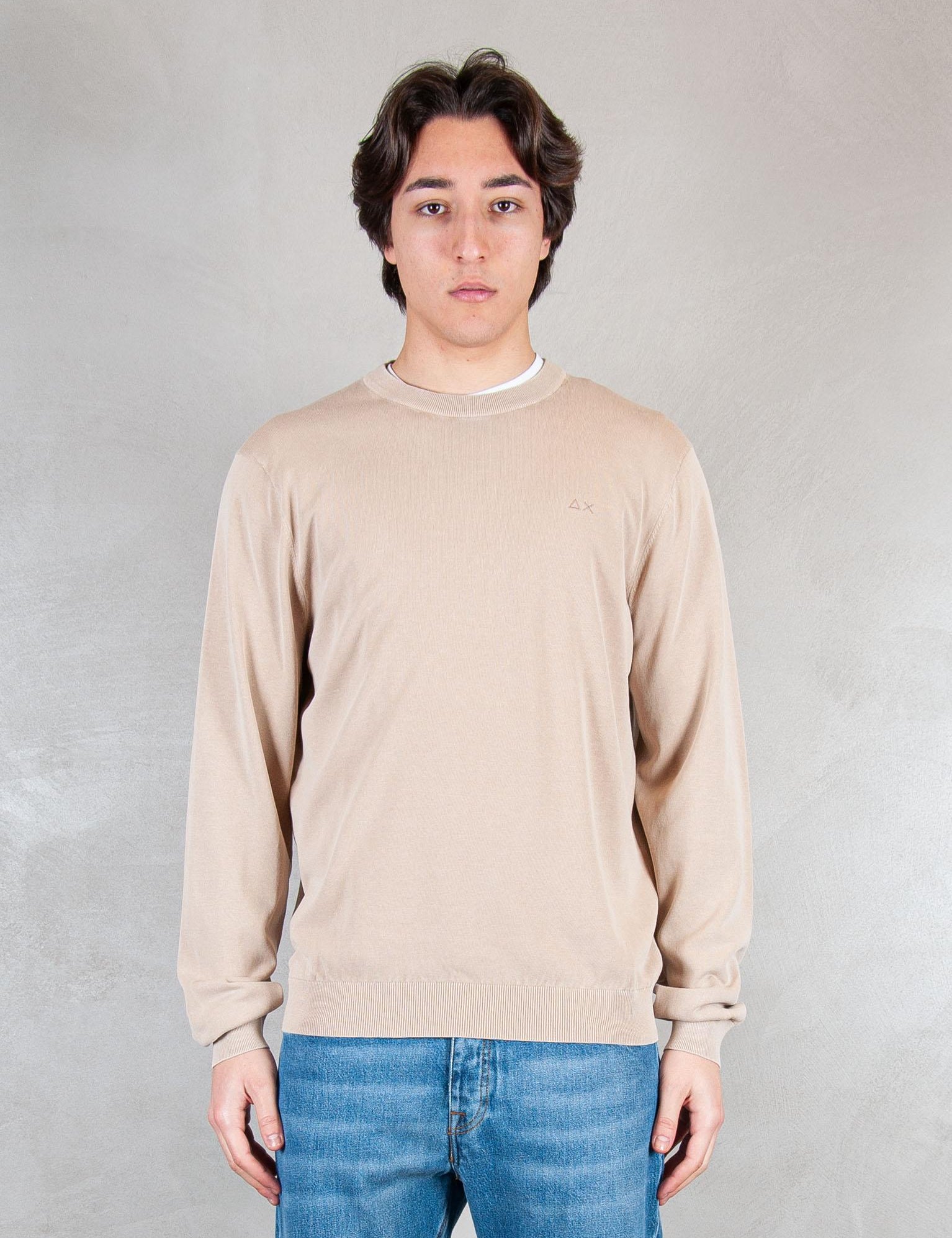 >Girocollo Stone Washed K36126 98 Sun68 