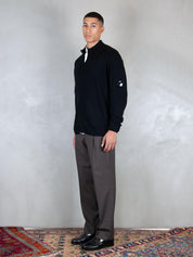 C.P. Company Maglia <BR/>Lambswool zip KN708A-110149A 999 C.P. company 