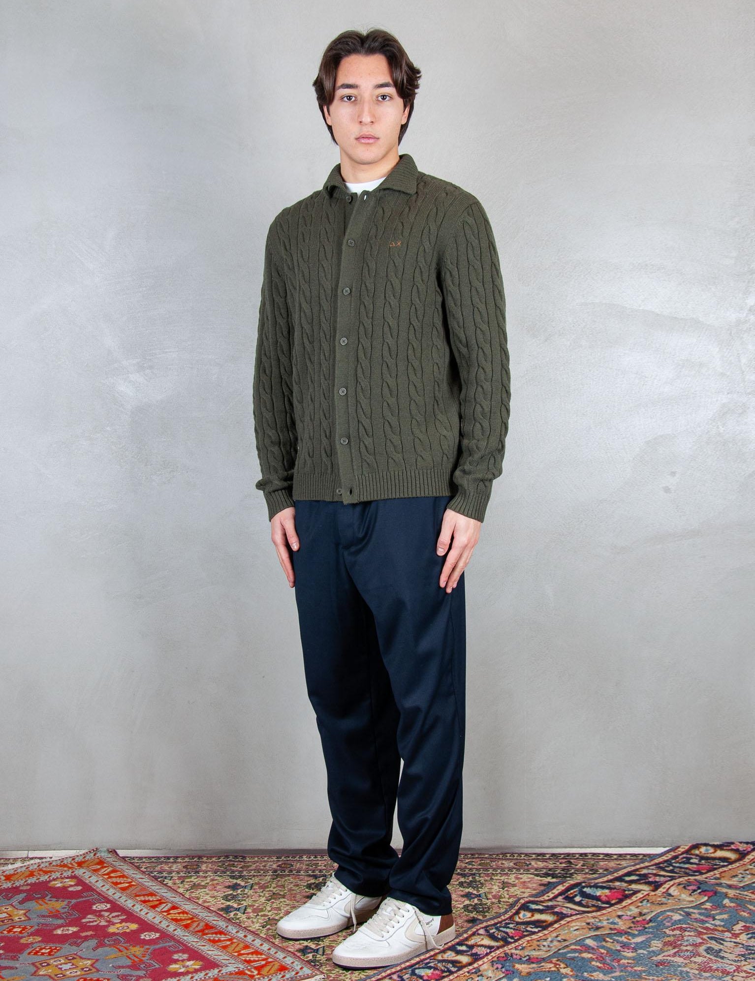 Sun68 Maglia Giacca Treccia K45140 74 Sun68 