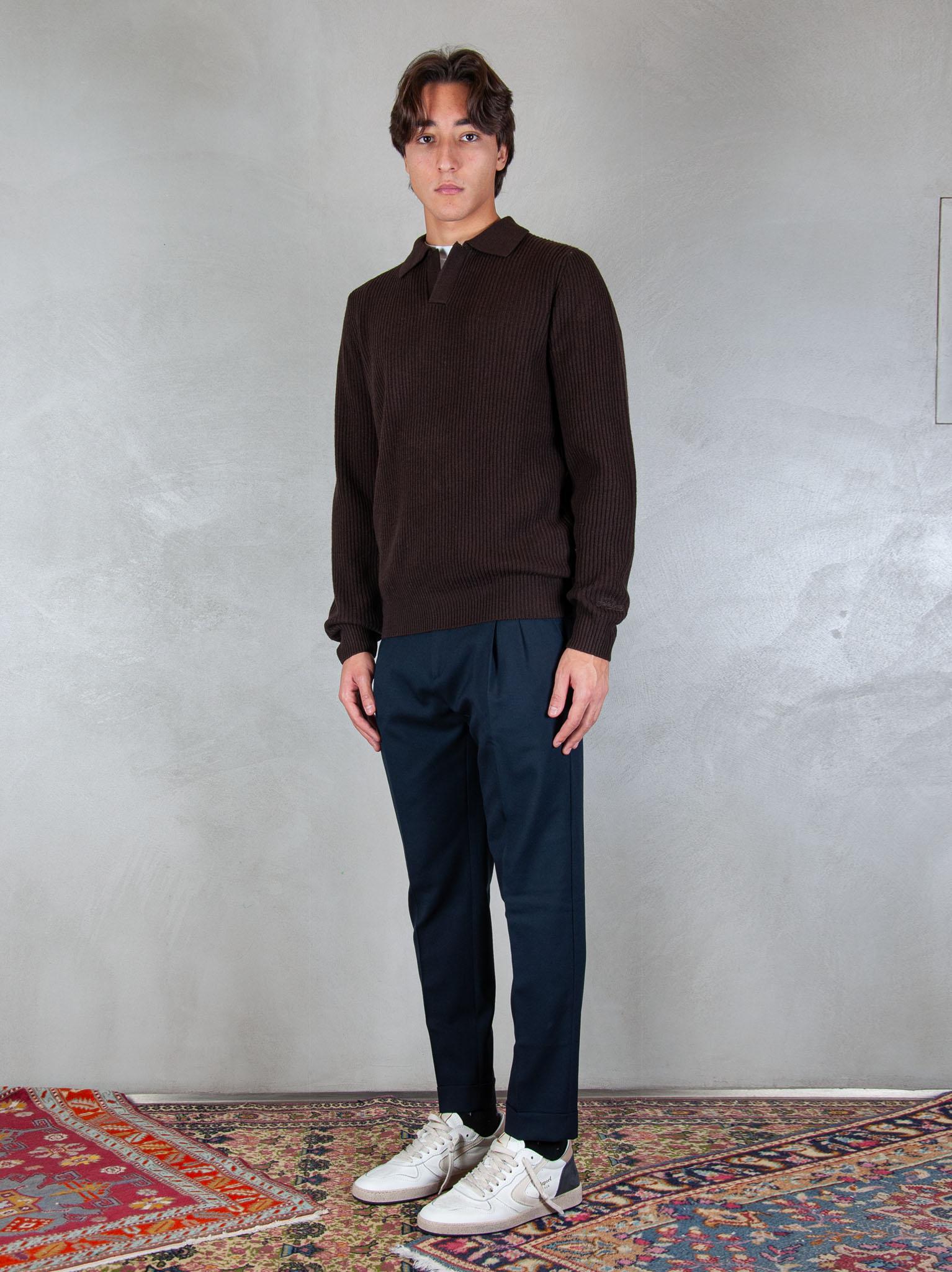 MC2 Saint Barth maglia Downing polo wool DOW0002 00029I MC2 St Barth 