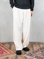 I'M Brian <BR/>Pantalone Loose 2 pinces PA3680 PANNA I'm Brian 