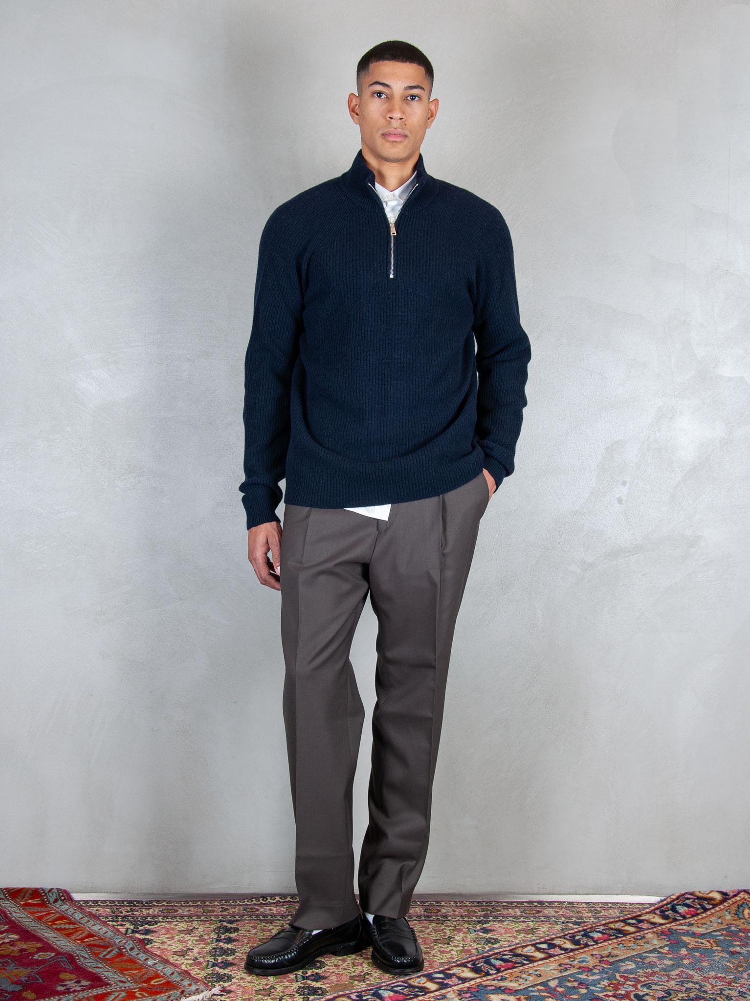 Diana Studio Maglia half zip costa inglese DW24M070050 510 Diana Studio 